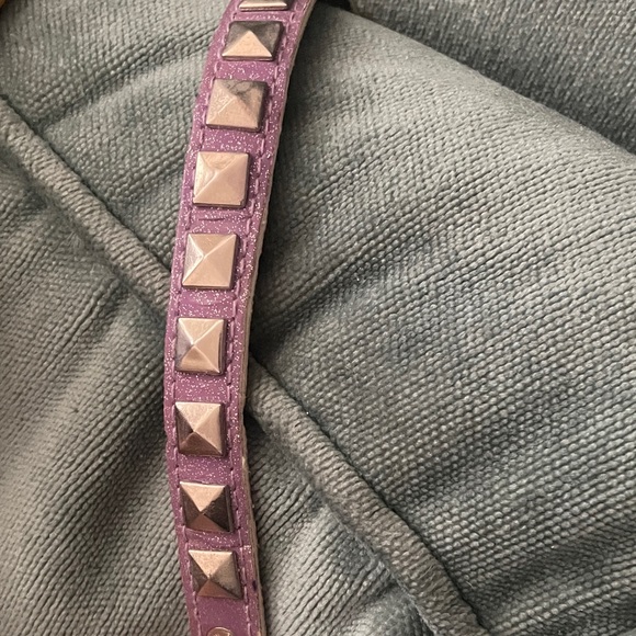 Source Unknown Accessories - 80’s Purple Studded bracelet